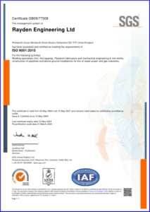 ISO 9001 Certificate