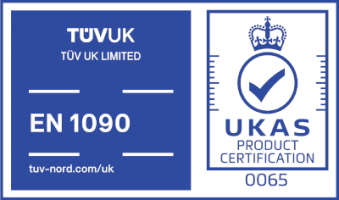 BS EN 1090-1:2009+A1:2011 UKAS certified Logo Rayden engineering ltd