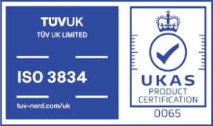 ISO 3834-2:2021 UKAS logo Rayden engineering