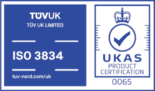 ISO 3834-2:2021 UKAS logo Rayden engineering