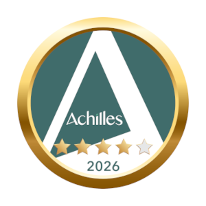 Achilles 4 Star Sustainability badge 2026